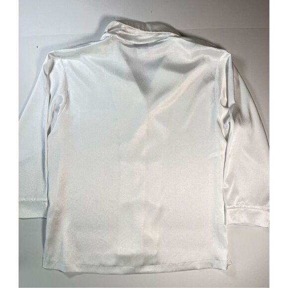 Vintage Christian Dior Women's Button Luxury Sleep Shirt Size Extra Large White - Picture 4 of 8